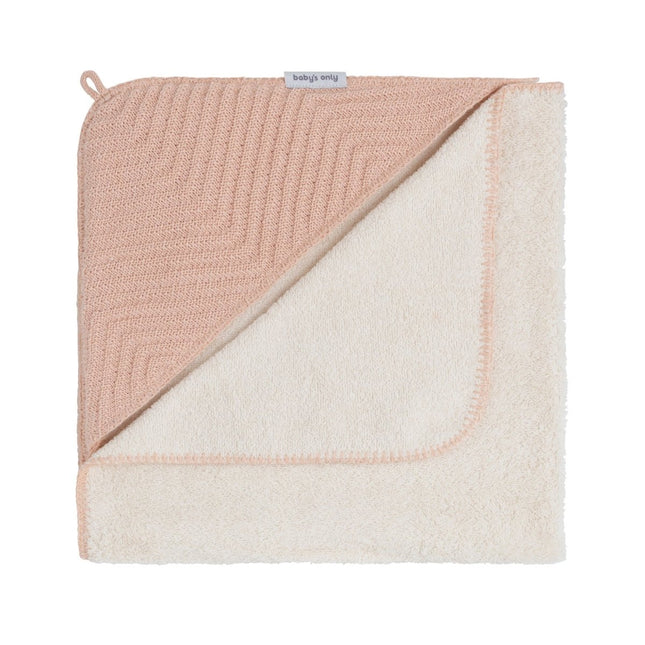 Baby's Only Badcape Baby Grace Blush 75X85cm - Baby's Only - Babywinkel - 8720791356101