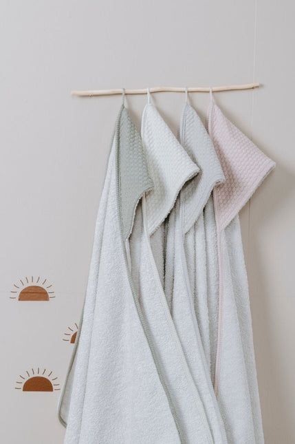 Baby's Only Badcape Baby Sky Oud Roze 75X85cm - Baby's Only - Babywinkel - 8720512366846