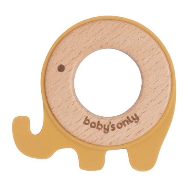 Baby's Only Bijtring Olifant Oker koop je bij Babywinkel