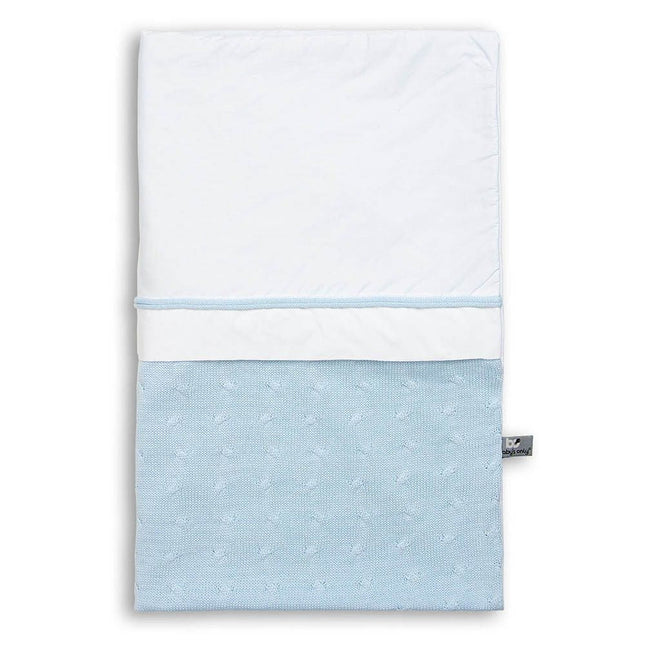 Baby's Only Dekbedovertrek Cable Baby Blauw 100x135cm - Babywinkel - 8718481186664