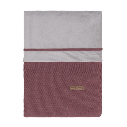 Baby's Only Dekbedovertrek Classic Stone Red 100x135cm - Baby's Only - Babywinkel - 8720088339596