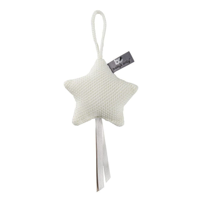 Baby's Only Hangspeeltje Classic Wol Wit - Baby's Only - Babywinkel - 8719075022054