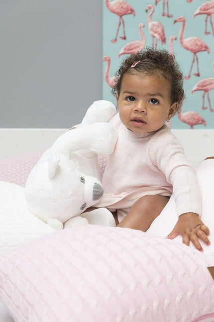 Baby's Only Knuffel Beer Cable Wit 35cm koop je bij Babywinkel