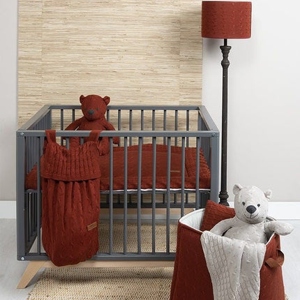 Baby's Only Lampenkap Babykamer Cable Antraciet 30cm - Baby's Only - Babywinkel - 8719075024386