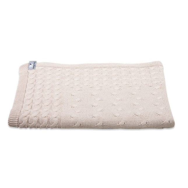 Baby's Only Ledikantdeken Cable Beige - Baby's Only - Babywinkel - 8718481183823