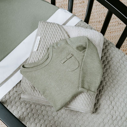 Baby's Only Ledikantdeken Sky - Chunky Urban Green - Baby's Only - Babywinkel - 8720512366709