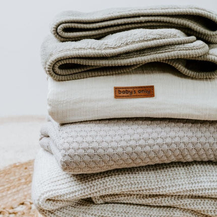 Baby's Only Ledikantdeken Sky - Chunky Urban Green - Baby's Only - Babywinkel - 8720512366709