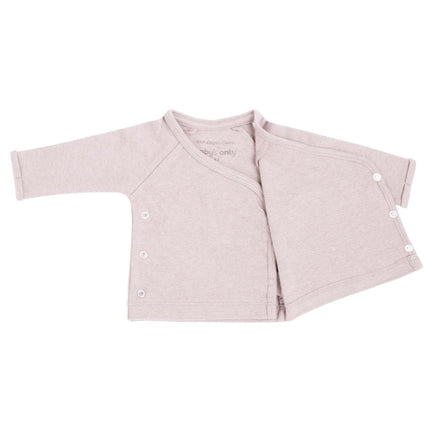 Baby's Only Overslag Shirt Baby Melange Classic Roze Prematuur - Baby's Only - Babywinkel - 8720512364866