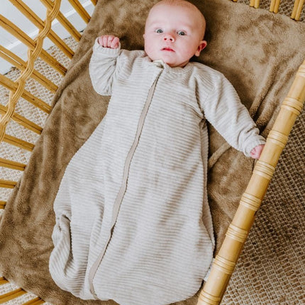 Baby's Only Slaapzak Baby Lange Mouw Sense Kiezelgrijs 60cm - Baby's Only - Babywinkel - 8720791354107