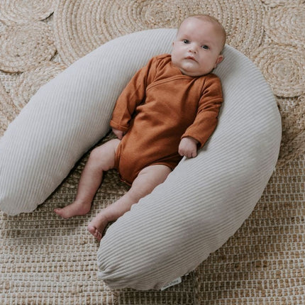 Baby's Only Voedingskussen Hoes Sense Kiezelgrijs - Baby's Only - Babywinkel - 8720791352066