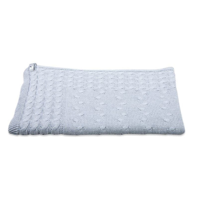 Baby's Only Wiegdeken Cable Grijs koop je bij Babywinkel