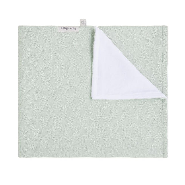 Baby's Only Wiegdeken Chenille Reef Ash Mint koop je bij Babywinkel