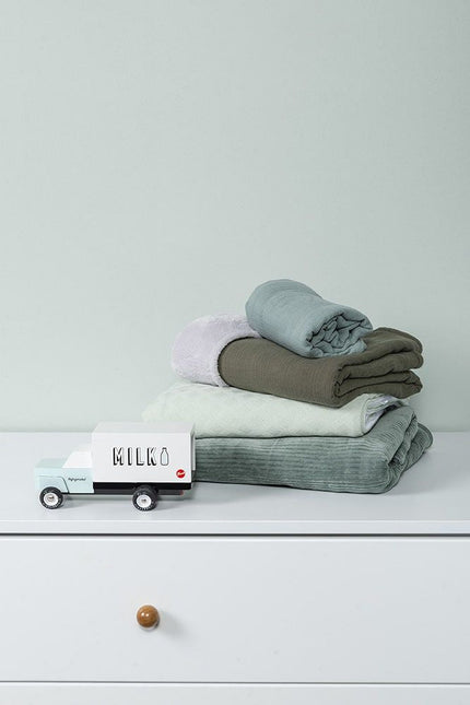 Baby's Only Wiegdeken Chenille Reef Ash Mint koop je bij Babywinkel
