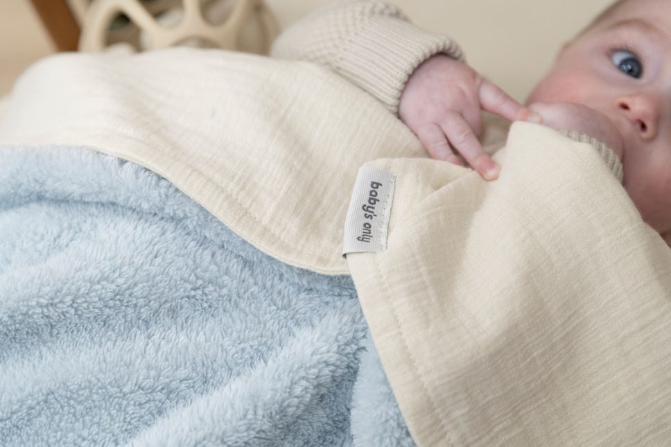 Baby's Only Wiegdeken Cozy Misty Blue - Baby's Only - Babywinkel - 8720791352417