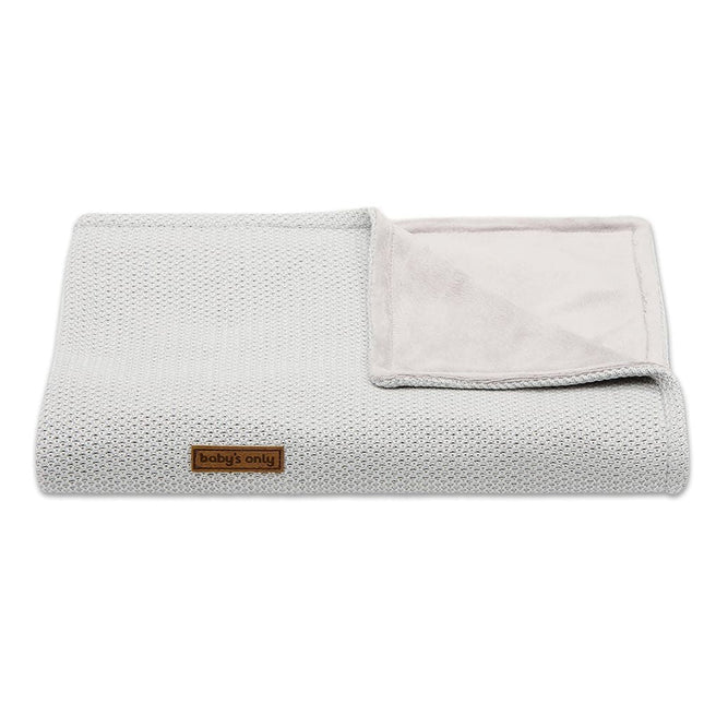 Baby's Only Wiegdeken Soft Classic Zilver/Grijs - Baby's Only - Babywinkel - 8719075020265
