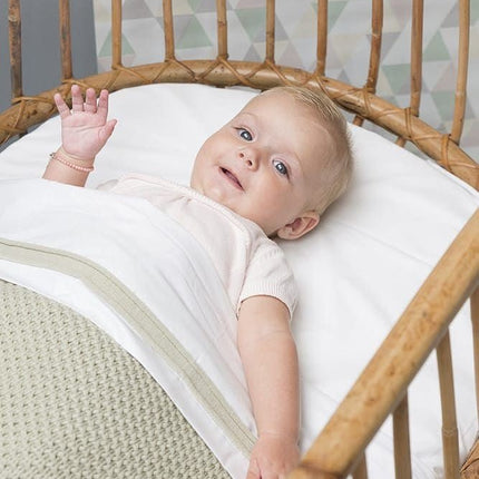 Baby's Only Wiegdeken Soft Flavor Stonegreen - Baby's Only - Babywinkel - 8720088332160