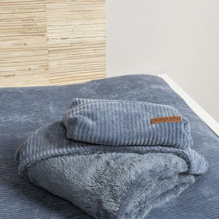 Baby's Only Wiegdeken Teddy Sense Vintage Blue - Baby's Only - Babywinkel - 8720088336489