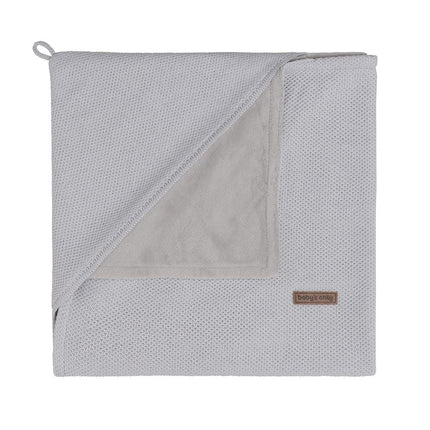 Baby's Only Wikkeldeken Baby Soft Classic Zilver/Grijs - Baby's Only - Babywinkel - 8719075020777
