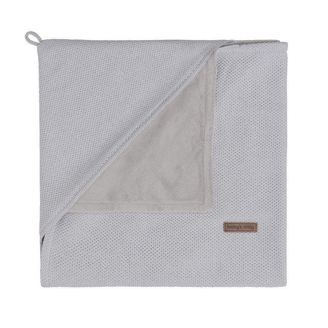 Baby's Only Wikkeldeken Baby Soft Classic Zilver/Grijs - Baby's Only - Babywinkel - 8719075020777