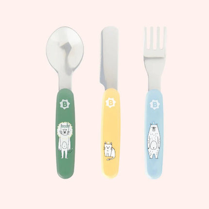 Badabulle Bestekset Inox 3St - Badabulle - Babywinkel - 3661276174177