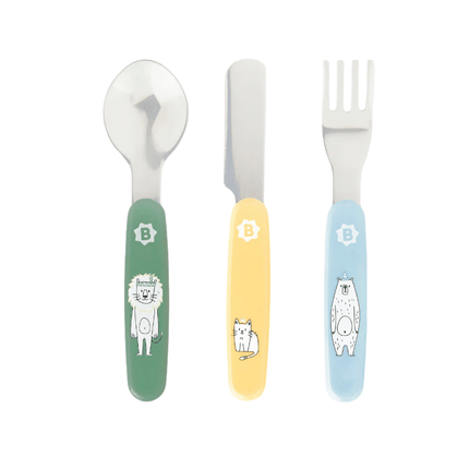 Badabulle Bestekset Inox 3St - Badabulle - Babywinkel - 3661276174177