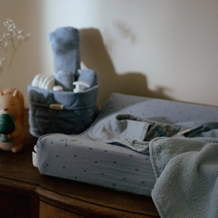 Badcape - Pure Denim Blue - 75x75 - Babywinkel - 8721122584699