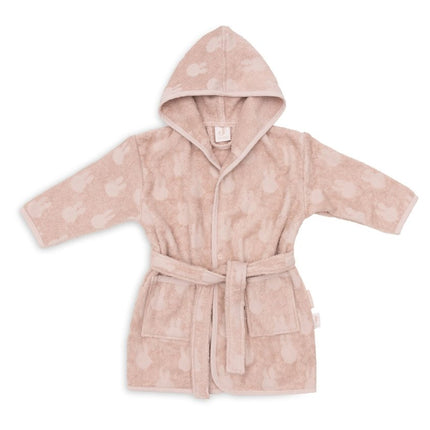 Badjas Badstof 1 - 2 jaar Miffy Jacquard - Wild Rose - Babywinkel - 8717329378735