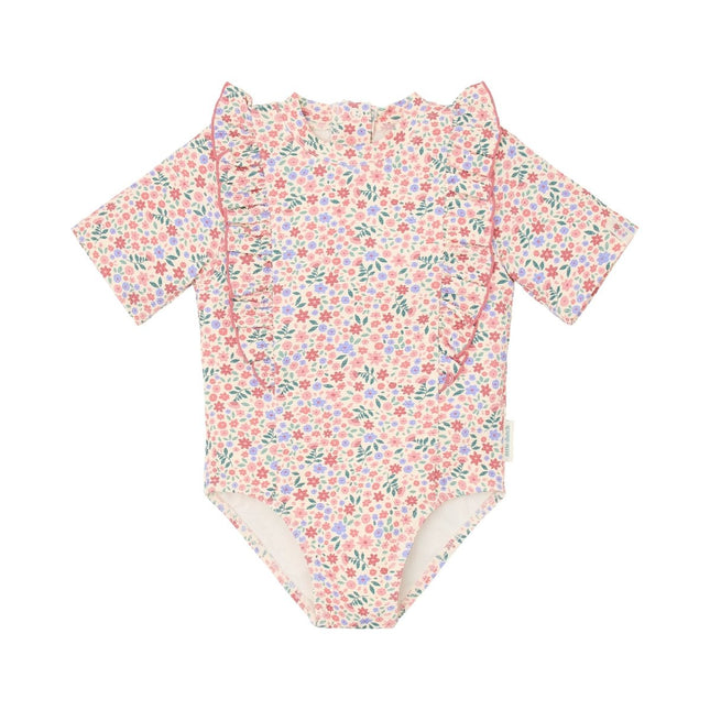 Badpak met korte mouwen Dreamy Flowerfield koop je bij Babywinkel