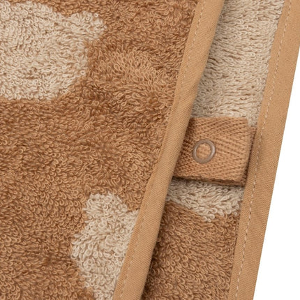 Badponcho Badstof - Jacquard Biscuit koop je bij Babywinkel