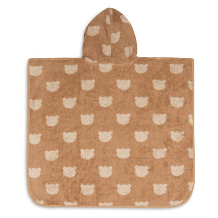Badponcho Badstof - Jacquard Biscuit koop je bij Babywinkel