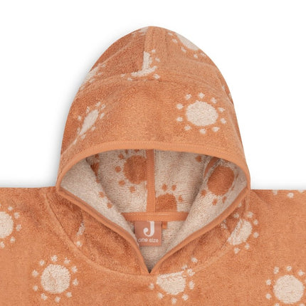 Badponcho Badstof - Jacquard Light Terra koop je bij Babywinkel