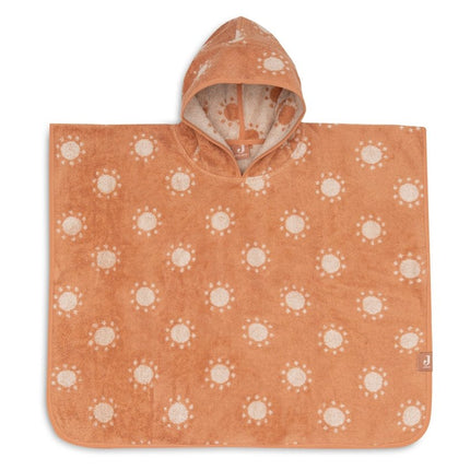 Badponcho Badstof - Jacquard Light Terra koop je bij Babywinkel