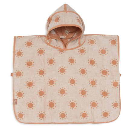Badponcho Badstof - Jacquard Light Terra koop je bij Babywinkel