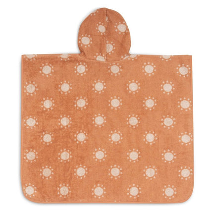 Badponcho Badstof - Jacquard Light Terra koop je bij Babywinkel