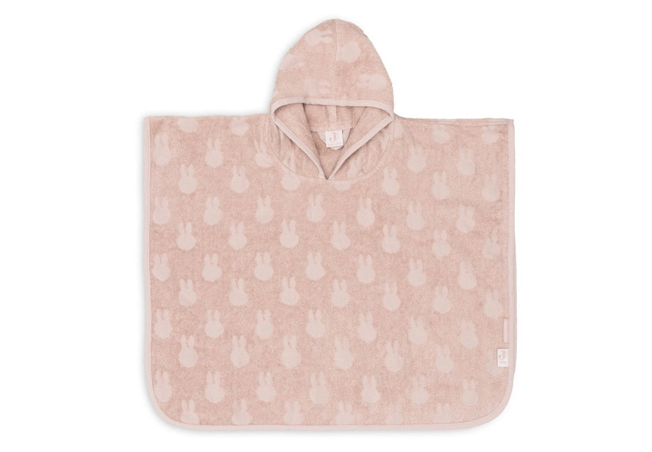 Jollein Badponcho Miffy Jacquard Wild Rose koop je bij Babywinkel