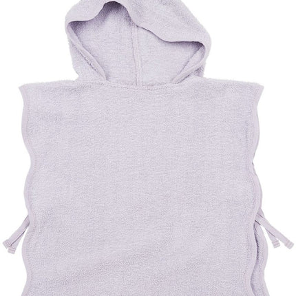 Badponcho badstof Wavy - soft lavender - 1 - 3 jaar - Babywinkel - 4054703277210