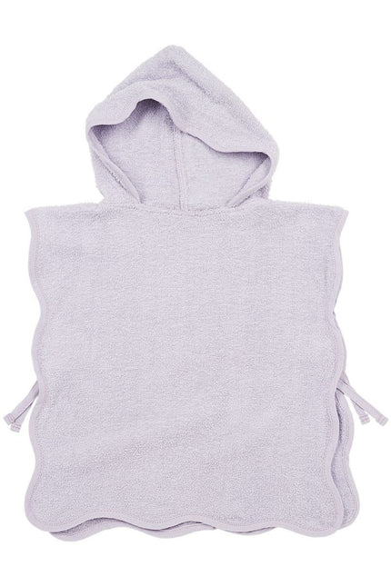 Badponcho badstof Wavy - soft lavender - 1 - 3 jaar - Babywinkel - 4054703277210