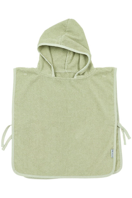 Badponcho Popcorn - soft olive - 1 - 3 jaar - Babywinkel - 4054703220537