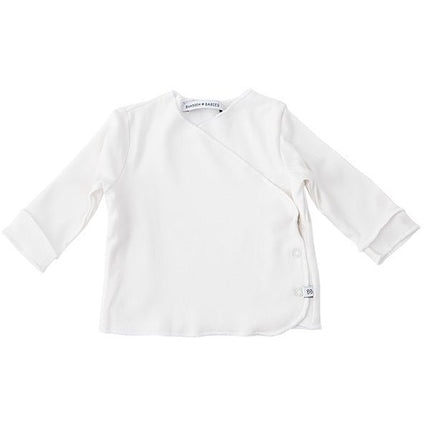 Bamboom Baby Shirt Lange Mouw Overslag 1M Wit - Bamboom - Babywinkel - 8053306053265