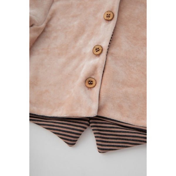 Bamboom Baby Vestje Met Capuchon Velvet Roze koop je bij Babywinkel