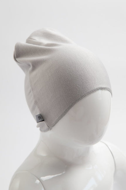 Bamboom Babymutsje Cappellino Grijs/Ivoor 0 - M - Bamboom - Babywinkel - 8053306052473