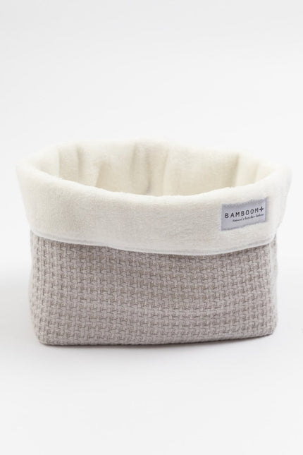 Bamboom Mandje Soft Stone Parelgrijs koop je bij Babywinkel