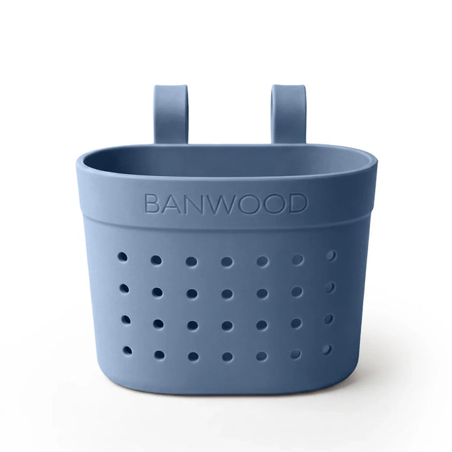 Banwood Kinderstep- en Fietsmandje Pin & Ride Deep Sea koop je bij Babywinkel
