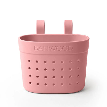 Banwood Kinderstep- en Fietsmandje Pin & Ride Raspberry koop je bij Babywinkel