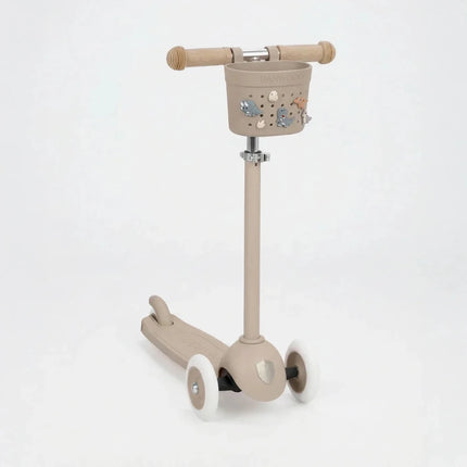 Banwood Kinderstep- en Fietsmandje Pin & Ride Sand koop je bij Babywinkel