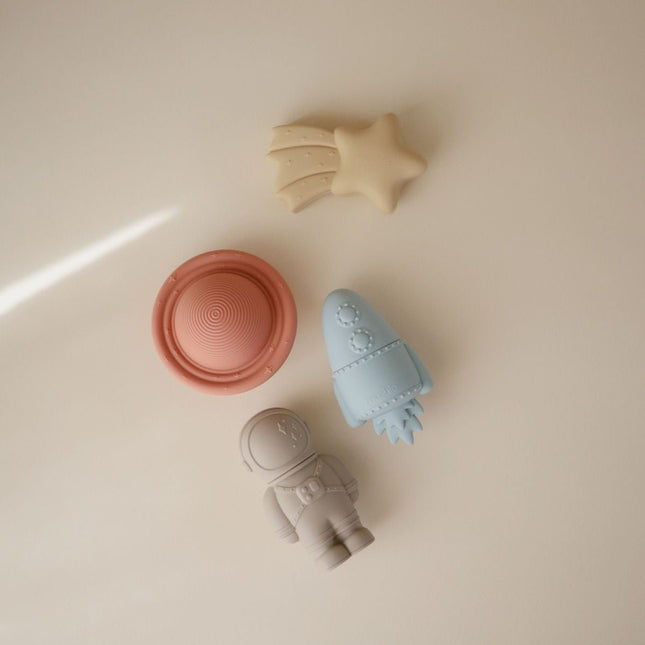 Mushie Badspeelgoed Set 4 - Pack Space koop je bij Babywinkel