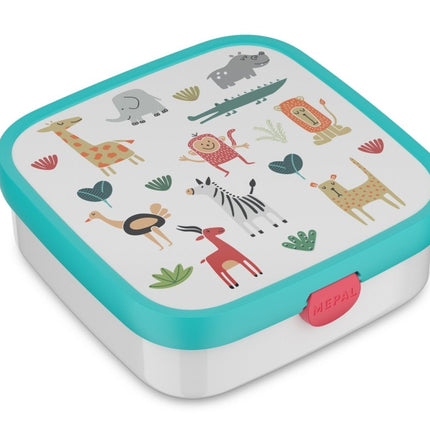 Bento lunchbox Campus groot - Animal Friends - Babywinkel - 8720294056300