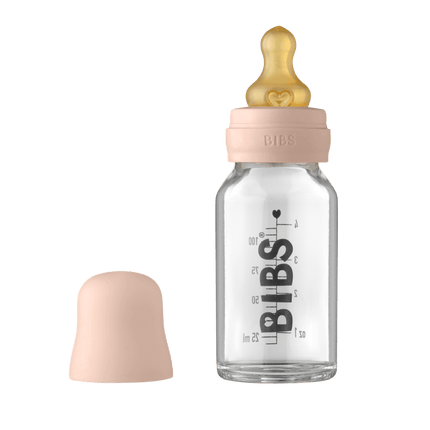 BIBS Babyfles Glas 110ml Blush - BIBS - Babywinkel - 5713795220892
