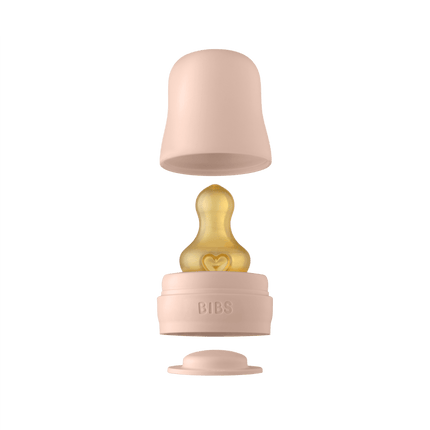 BIBS Babyfles Glas 110ml Blush - BIBS - Babywinkel - 5713795220892