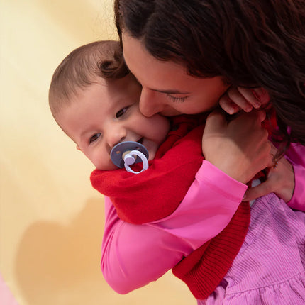 <tc>BIBS</tc> Smoczek do uspokajania Studio Fusion 2 pack Baby blue/petrol Rozmiar smoczka 3